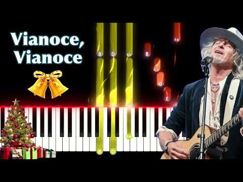 P. Nagy - Vianoce, Vianoce + noty, mp3 a midi / #pianotutorial rýchlo aj pomaly