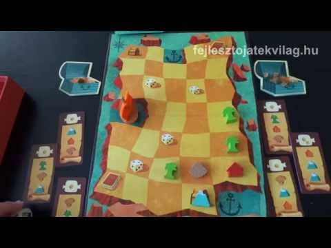 Djeco, Pirates! játékszabály, kalózós taktikai - logikai társasjáték, 7-99 év - Fejlesztő Játék Világ