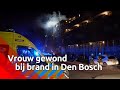 Brand in een appartementencomplex in Den Bosch, een vrouw raakte zwaargewond