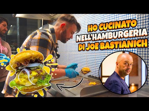 JOE BASTIANICH mi SFIDA a cucinare i suoi  SMASH BURGERS !
