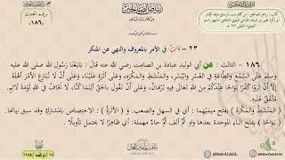 شرح رياض الصالحين حديث (186) باب في الأمر بالمعروف والنهي عن المنكر // الدكتور ماهر الفحل image