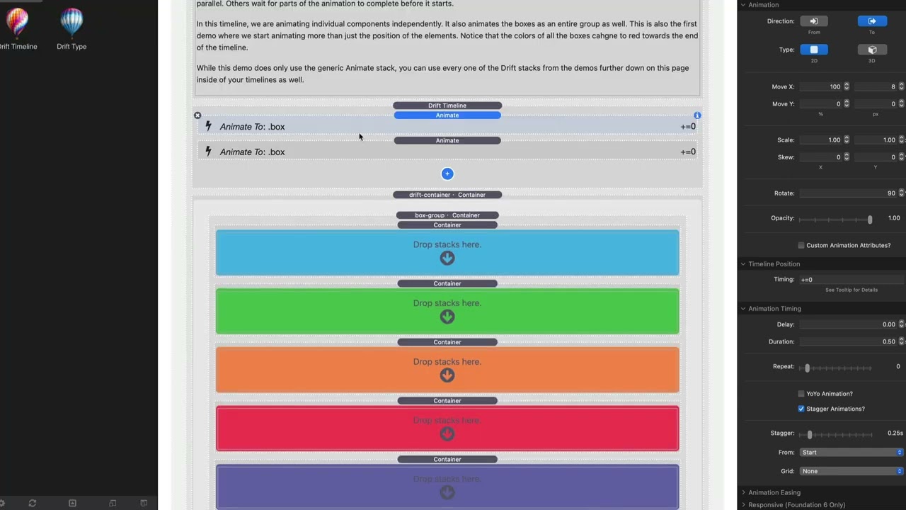 Drift Pro - Timelines