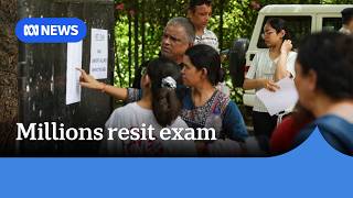 Millions resit Indian medical school exam after leaked question scandal | ABC NEWS