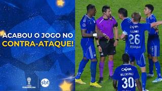 REVOLTA! Árbitro encerra jogo do São Paulo em contra-ataque, e jogadores do Millonarios reclamam
