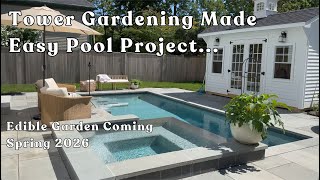Tower Gardening Made Easy~ #pool project #garden #ediblegardening #backyardgardening #towergarden