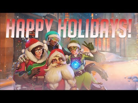 Enemy Blows On Snowy King's Row | Overwatch Winter Wonderland