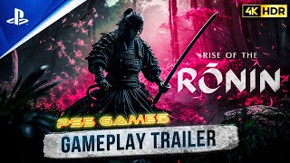 [4K HDR] Rise of the Ronin - First Gameplay Trailer (60FPS) | PS5 Games 2023