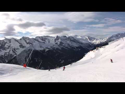 Mayerhofen Ski route #2 part 2 coming to lift 8er Horbergjoch
