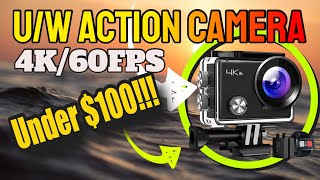 4K/60FPS Underwater Action Camera System for under $100! (Apeman A87 Review)