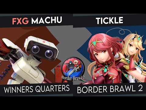 Border Brawl 2 - Tickle (Pyra Mythra) Vs. Machu (ROB) - Winners Quarters - SSBU