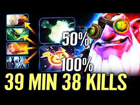 🔥 39 MIN 38 KILLS SNIPER Mjollnir — 1KILL/MIN Insane Performance TOP Rank Carry Dota 2 Pro