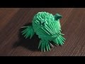 Модульное оригами лягушка (жаба) мастер класс 