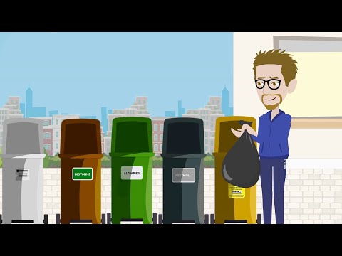 Wie trenne ich den Müll in Deutschland?