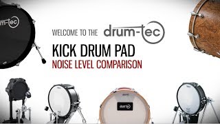 Video thumbnail for Roland KD-A22, KD-140, KD-120 & KD-9 noise level comparison with drum-tec bass drum pads by drumtecTV