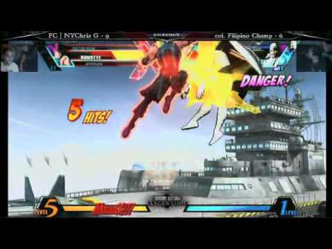 2012 Season Beatings Ascension MVC3 FT 15 FC NYChris G vs col. Filipino Champ pt5