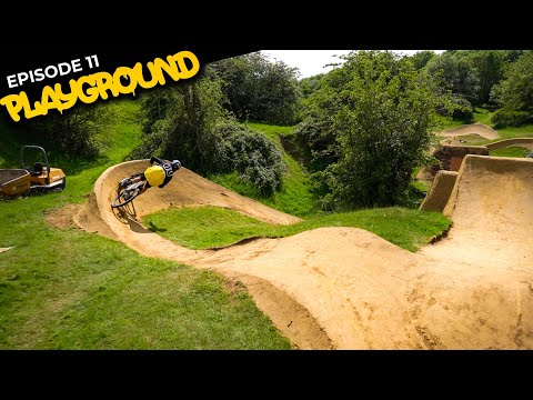 TEST RIDING THE SIDELINE AND BUILDING A NEW STEP UP!! PLAYGROUND EP11