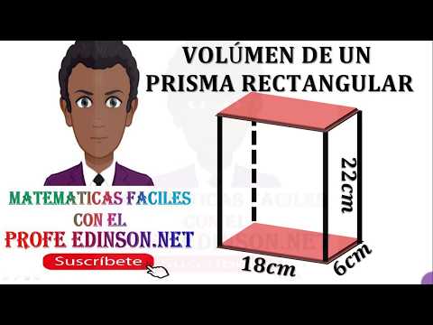 VOLUMEN DE UN PRISMA RECTANGULAR PASO A PASO | SUPER FACIL Y BIEN EXPLICADO