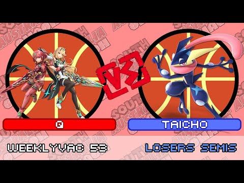 WeeklyVac 53 - SSBU - Q (Pyra & Mythra) vs Taicho (Greninja)