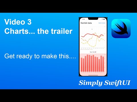 Video 3 - Charts SwiftUI - trailer - see what you'll be making...