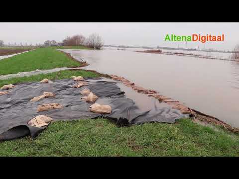Onbekenden proberen moedwillig dijk door te steken in Brakel