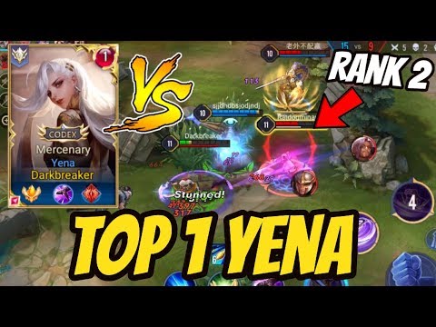 TOP 1 YENA VS RANK 2 EU PRO GAMEPLAY  | AoV | 傳說對決 | RoV | Liên Quân Mobile