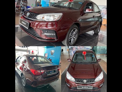 Proton Saga Premium AT Facelift 2019 Quick Walk Around
