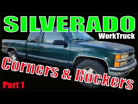 How to Replace cab corners and Rocker Panels on 1988-98 Chevy Silverado OBS with 3rd door Part 1