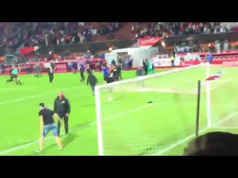 Geoffrey Jourdren Kick ball into the stands and fans wanted to kill him