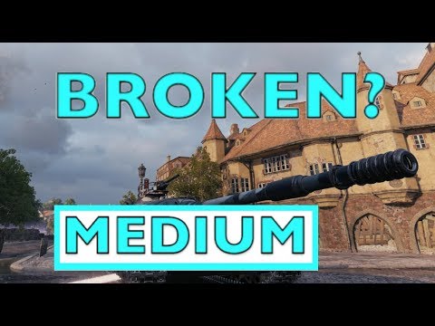 WOT - The Most Broken Overpowered Medium Tank | World of Tanks