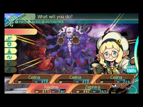Etrian Odyssey 5 Thunder Fists/Heavenly Aid/Botanist vs Star Devourer (Advanced)
