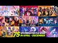 All 75 Upcoming Skins Event In 2026 Release Date On April To December Updates