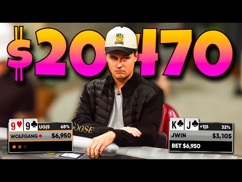 Can I Make the HERO CALL in a $20,000 POT?! Lodge Live $50/100/200! | Poker Vlog #240
