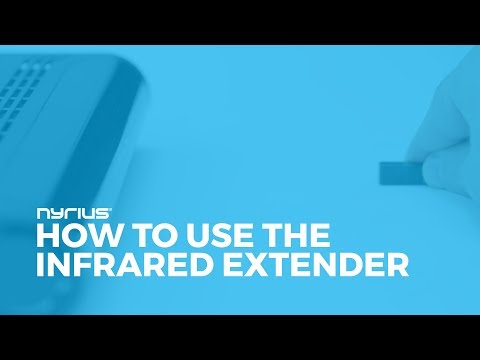 How to use an Infrared Extender with Nyrius to Control your TV from Another Room