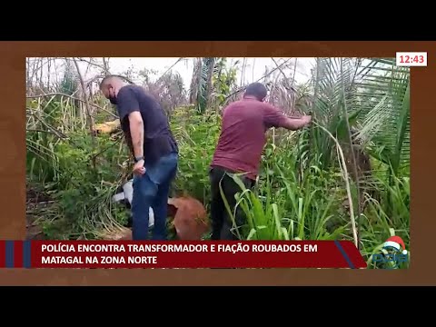 Polícia encontra transformador e fiação roubados em matagal na zona norte 01 12 2021