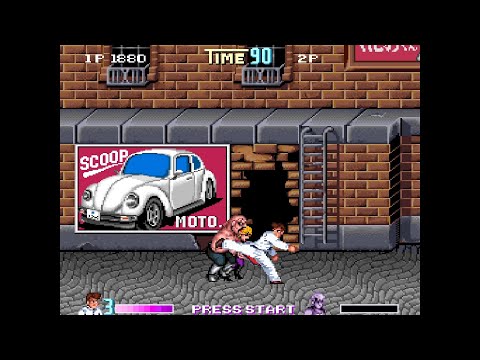 Double Dragon Reloaded Alternate v5.1.1 - 1 coin clear playthrough with Kunio