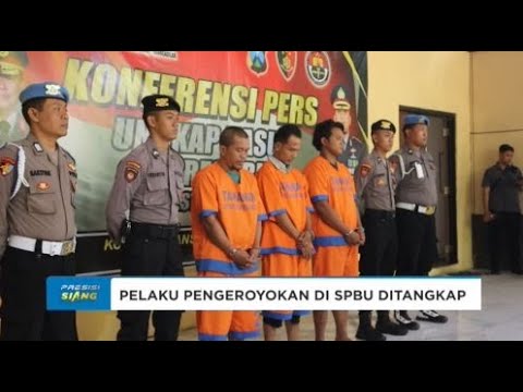 PENETAPAN TERSANGKA PENGEROYOKAN DI SPBU SIDOARJO