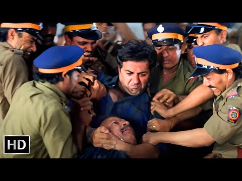 सनी देओल ने अदालत में ली वकील की जान | Sunny Deol | Action Scenes | Action Ka Baap