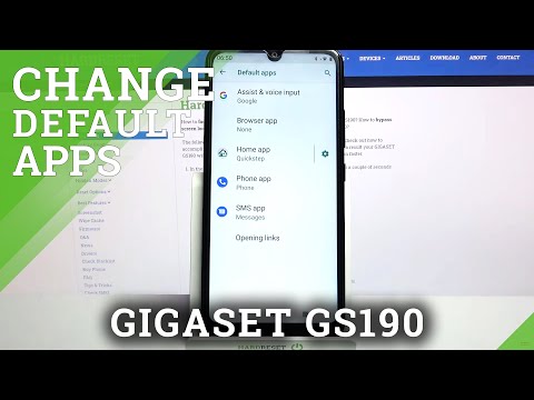 Default Programs - GIGASET GS190 & Apps Settings
