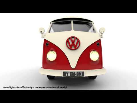 Airfix QUICK BUILD VW Camper CAD Render animation