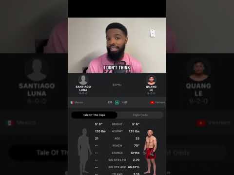 UFC Noche: Santiago Luna vs. Quang Le #ufc #mma #ufcnoche