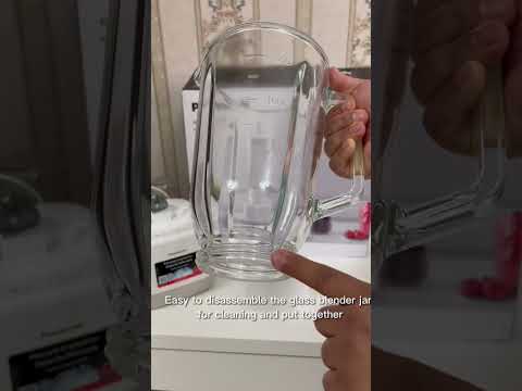 Best feature of Panasonic blender jar ,easy to open and clean #pansonic #ctet #blender