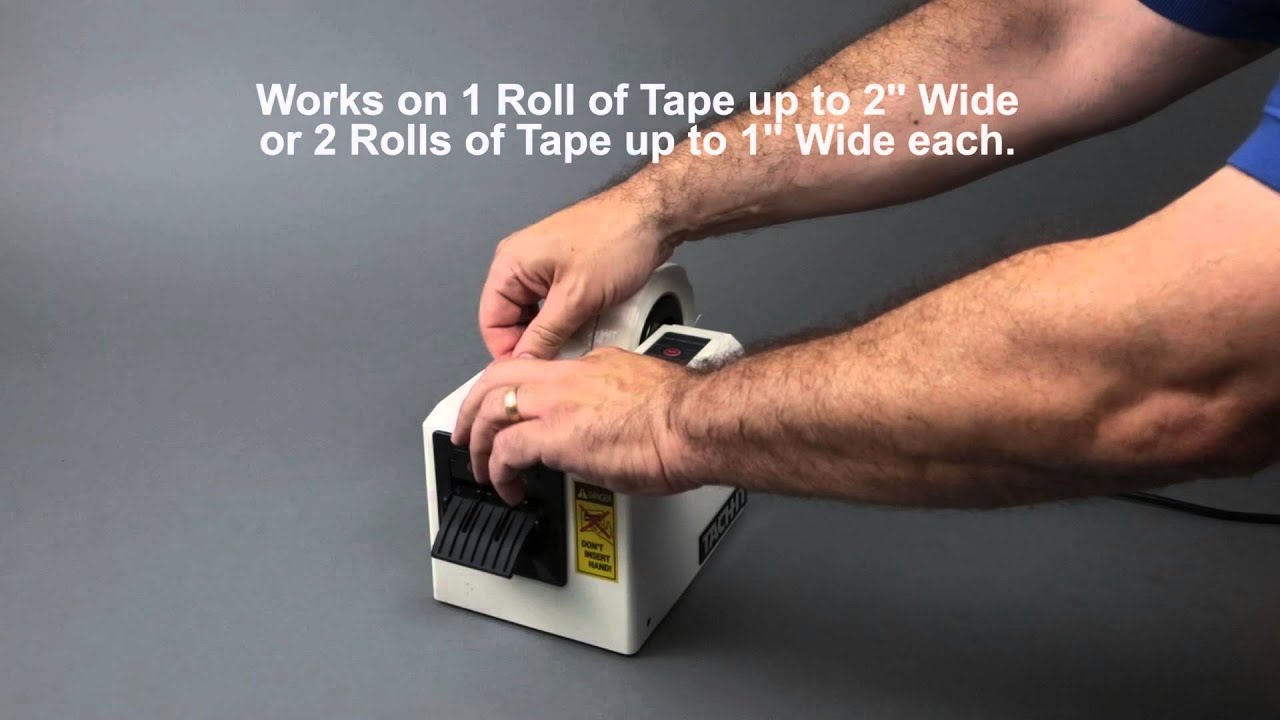 Tach-It Model #6100-SS Electronic Semi-Automatic Definite Length Tape Dispenser