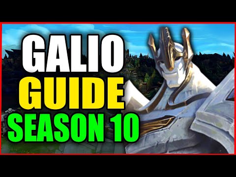 How to Play GALIO for BEGINNERS (Best Build, Runes, Season 10) S10 Galio Gameplay Guide