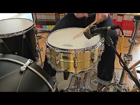 Snares - Yamaha 6.5x14 Recording Custom Brass Snare Drum image 9