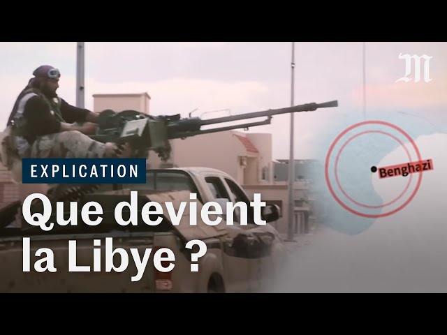 Videouttalande av Libyen Franska