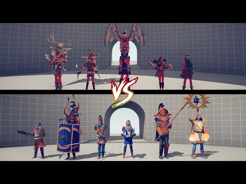 NEW TRIBAL vs NEW ANCIENT TEAM - Totally Accurate Battle Simulator | TABS