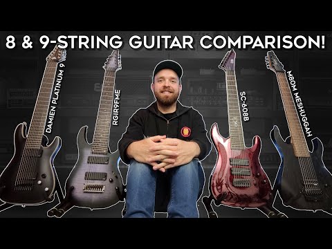 8 & 9-String Guitar Comparison! (Ibanez, Schecter & LTD)