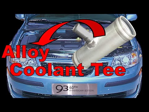 Saab 9-3 Coolant Tee Aluminium Replacement | Saab 9-3 Common problems