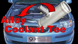 Saab 9-3 Coolant Tee Aluminium Replacement | Saab 9-3 Common problems