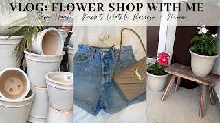 VLOG | HOME DECOR | FLOWER NUSERY SHOP WITH ME | ZARA HAUL | MVMT WATCH + YSL WOC | SPRING 2022